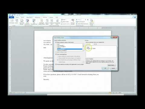 Introduction to Advanced MS Word Mail Merge