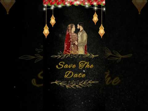 Digital weeding invite card 🤩🥰 #youtubeshorts #youtube