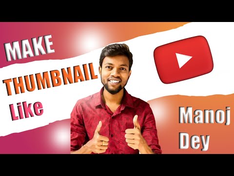 How To make Thumbnails for YouTube videos in Mobile for free Hindi Canva