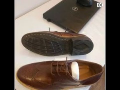 Handmade customized Leather Shoes with Italian Rubber  Vibram Sole by Pakistani Shoe Factory