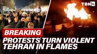 BREAKING: Tehran BURNS As Ayatollahs Lose Control; Security Forces DEFECT Regime | TBN Israel