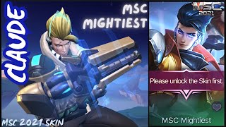 Claude MSC Mightiest - Painted (MSC 2021 Skin) [MLBB Skin Effects 4K UHD] | Slow Motion Showcase