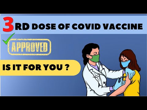 3rd dose of Covid vaccine / CDC approved 3rd shot /Additional dose of mRNA covid-19 vaccine