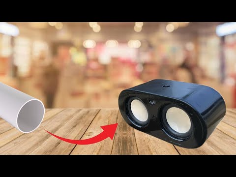 DIY how to make mini Bluetooth speaker from pvc pipe | mini boombox speaker 