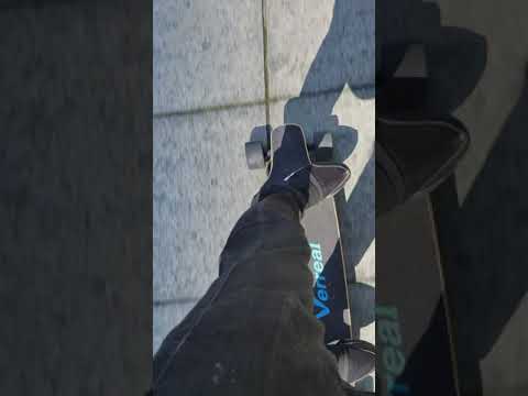 My second day on an electric skateboard