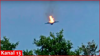 Ukraine shoots down Russian Su-34 jet preparing to bomb Zaporizhzhia
