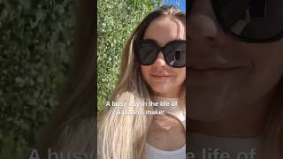 Day in a life of a sewing pattern maker / small business owner 😊 #patternmaker #smallbusiness