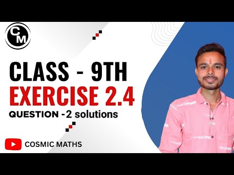Class 9th Exercise 2.2 question 2 All solutions #class9maths #maths #class9th #mpboard #ncertmaths9
