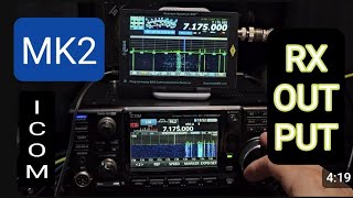 ICOM IC-7300 MK2 - RX input output - Quantum SDR