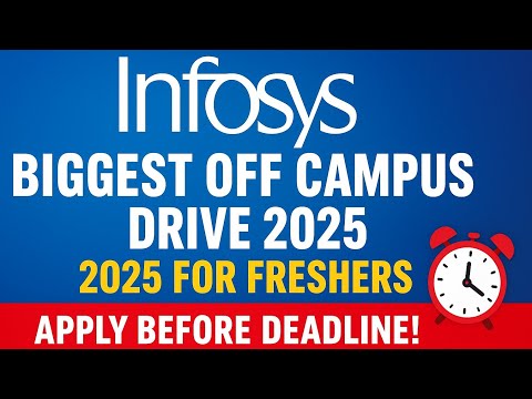"Infosys Off Campus Drive 2025 | Roles, Salary, Rounds & How to Apply 🚀"#infosys #offcampusdrive