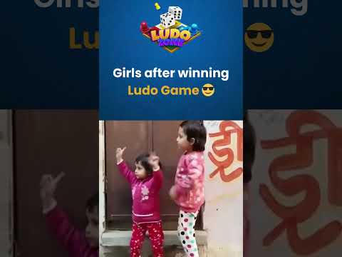 Girls after winning Ludo Game