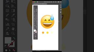 How To Create Emoji In Adobe Illustrator #howtodesignlogo #logodesign #howtocreatelogo #viralshorts