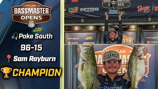Almost 100 pounds in 3 days for Pake South's win at Sam Rayburn