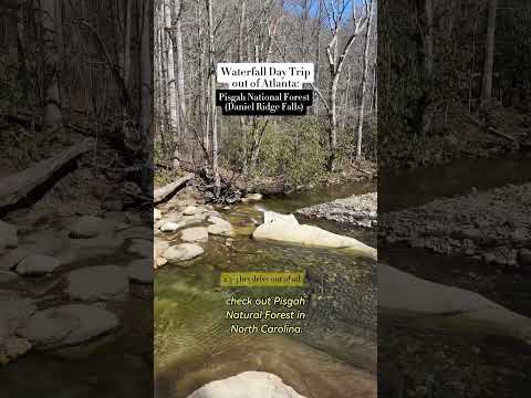 Waterfall 3 Hours from Atlanta: Daniel Ridge Falls in North Carolina #outdoors  #atlantahike #hiking