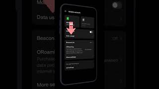 Data Saving enable in OnePlus | #oneplus | #shorts