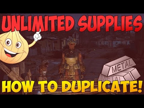 Fallout 4: How To Duplicate | Get Infinite Supplies For Building/Crafting!