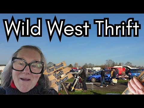 Wild West Car Boot Thrifting : POV Bargain Finds, Strange Conversations & Random Helicopters!