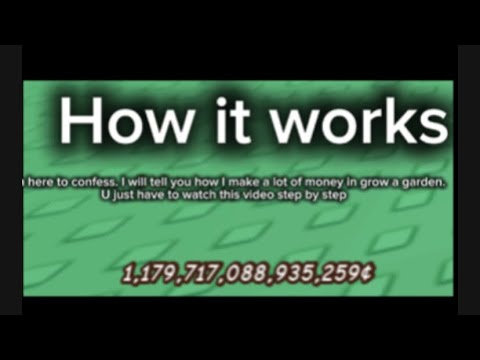 Money glitches and infinite cash tricks #growagarden #roblox