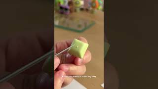 sculpting a Smiski keycap #artandcraft #keycaps #keycap #smiski #polymerclay #shorts #shortvideo