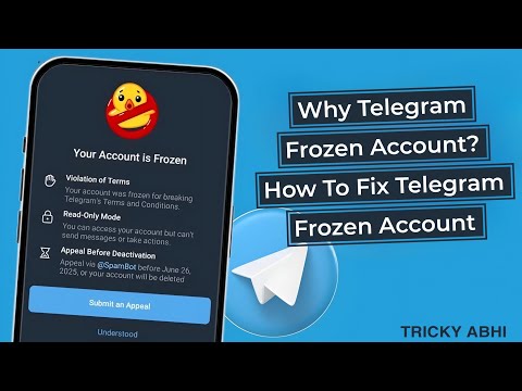 telegram account frozen problem  | Why Telegram Frozen Account? Telegram Account Frozen Problem 2025