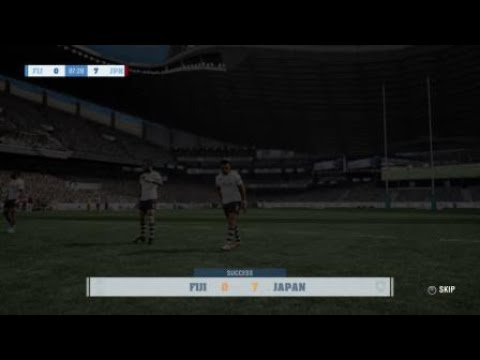 Japan score first in WC semi against Fiji -Rugby Challenge 4