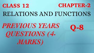 PREVIOUS YEARS QUESTIONS OF INVERSE TRIGONOMETRIC FUNCTIONS CLASS12TH NCERT MATHS