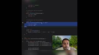 Constructor Overloading! 🔁.#CodeWithTirtha #JavaShorts #OOPConcepts