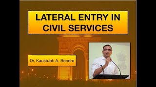 UPSC Current Affairs: Lateral Entry in Civil Services
