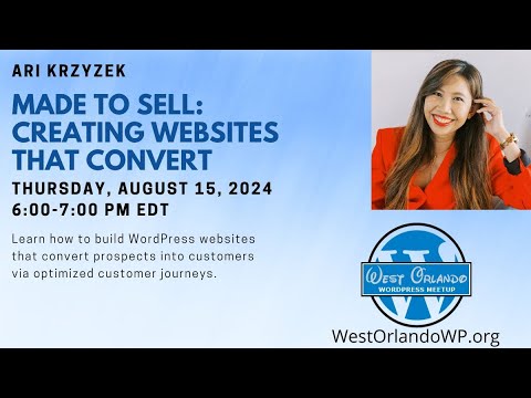Ari Krzyzek - Made to Sell Creating Websites that Convert