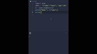 JSON to Dictionary Viewer in Seconds 🔥 | Python Dev Tools #shorts