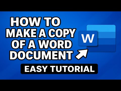 How to Make a Copy of a Word Document (Fast & Easy Guide)