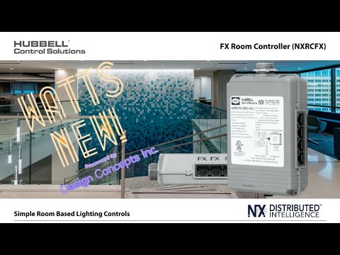 WATTS NEW! FX room controller from HUBBELL