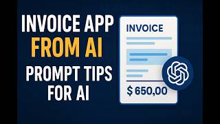 2025 | Create an Invoice App with AI — Best Prompt Tips Revealed!