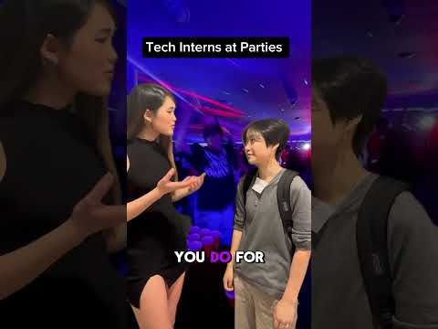 Types of CS Interns at Parties 🤣#codingmemes