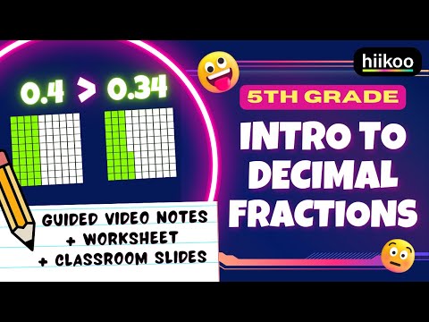 Intro to Decimals for Kids! (Fractions as Decimals, Comparing Decimals) 5.NBT.A.3 | 5th Grade 📊😎