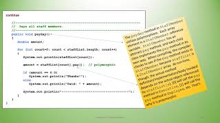 1437 Class Recording - Chapter 10 Polymorphism via Interface, Comparable