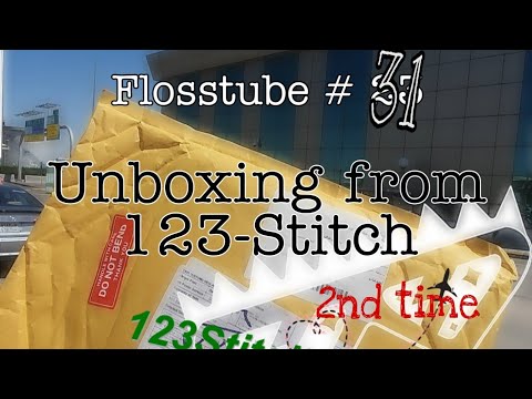 Flosstube # 31 | Unpacking from 123 Stitch 📦😊