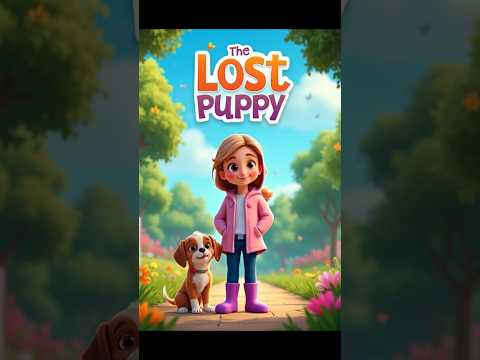 The Lost Puppy and the Kind Girl | Heartwarming Story for Kids #kidsvideo #kids