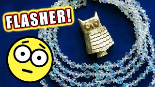 FLASHER!! JEWELRY HAUL | Shop Goodwill Jewelry Unboxing Pounds of Thrifted Jewelry to Sell on Ebay