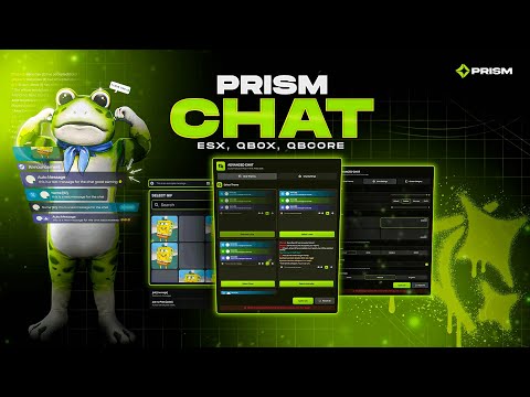 FiveM Advanced Chat | 5+ Themes, Settings Panel & Chat Options | [ESX, QBCORE, QBOX] | Prism Scripts