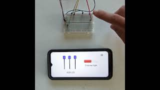 Custom Robot Control Short LED Demo (Square)