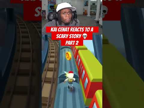 Kai cenat reacts to a scary story 💀Part 2 #halloween #neversleepagain #kaicenatstream #ghost #scary