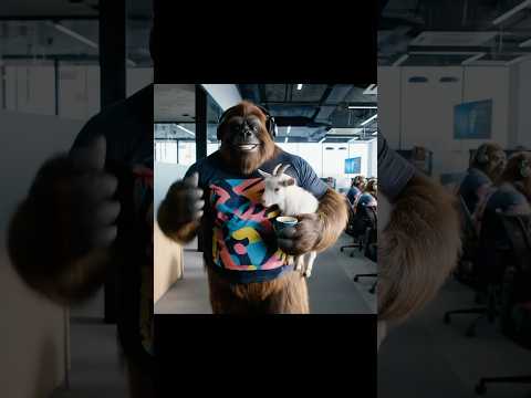 Why’s a Veo 3 Sasquatch With a Goat at Work? Subscribe & Join Ragonet!