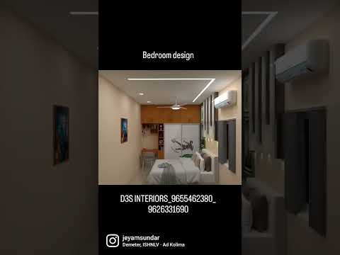 Bedroom interior  design#Budgeted interior design#Detailed drawings, Estimate and consultancy...