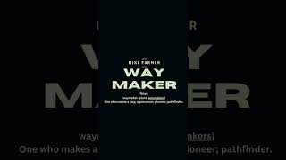 You are Waymaker #mikifarmer #trending #inspiration #waymaker