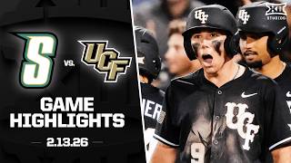 Siena vs. UCF Highlights (2.13.26) | 2026 Big 12 Baseball