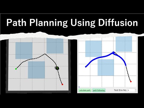 Path Planning Using Diffusion