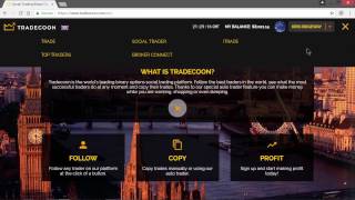 Tradecoon Social Trading - Platform Features