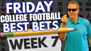 Best Friday College Football Picks Week 7 | USF vs North Texas | Rutgers vs Washington & More!