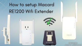 How to setup Macard RE1200 Wifi Extender | Quick & Easy guide to setup the Macard extender